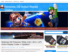 Tablet Screenshot of dsactionreplaycode.com